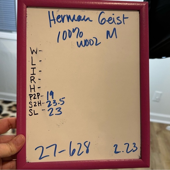 Vintage Herman Geist 100% Wool Red Brown Tan Hand Embroidered Cardigan Size M - Picture 13 of 13